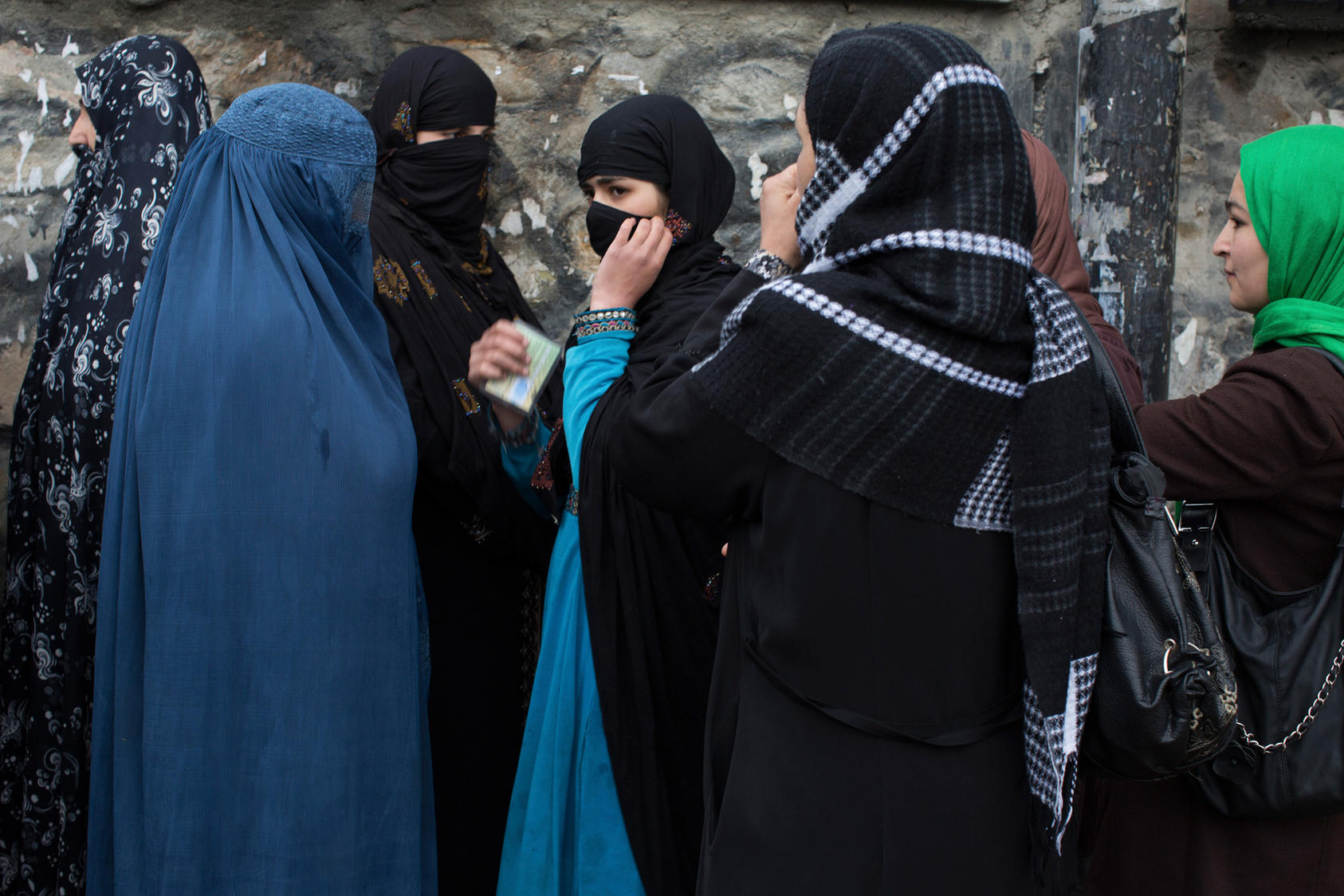 women afghanistan voting
